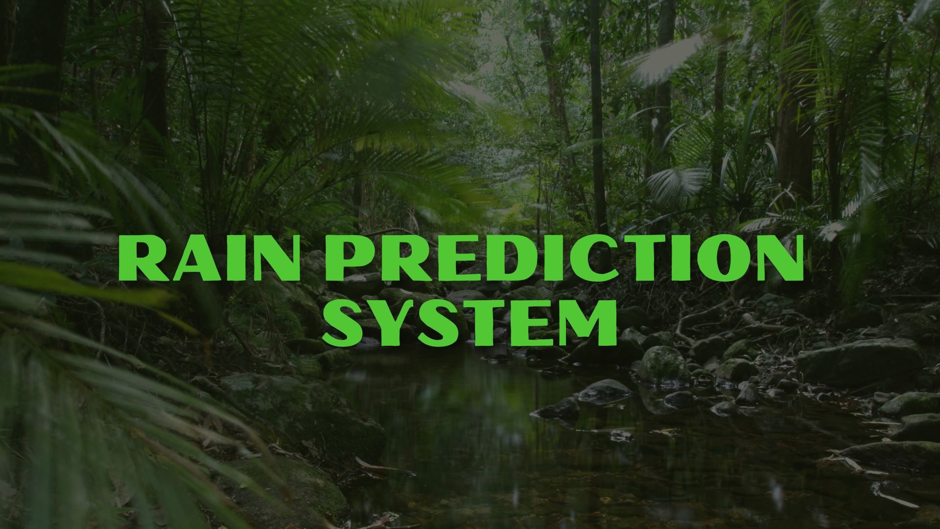 Rain Prediction