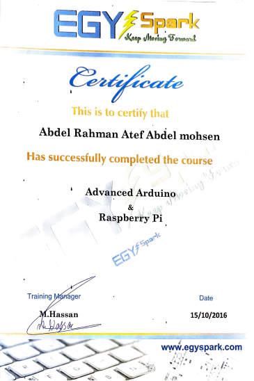 raspberry certificate